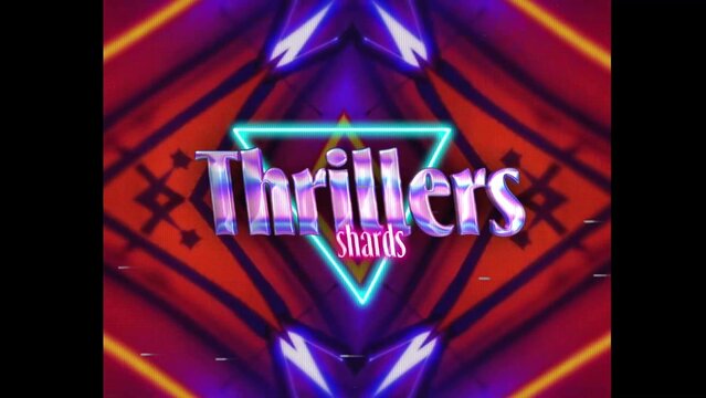 80s Retro Synthwave Neon Text Opener Intro 16 | Cyberpunk VHS Glitch Title Animation & Effects