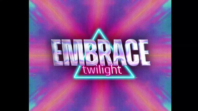 80s Retro Synthwave Neon Text Opener Intro 15 | Cyberpunk VHS Glitch Title Animation & Effects