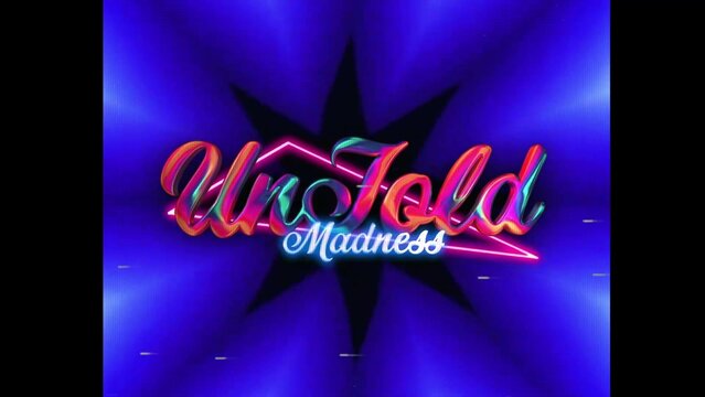 80s Retro Synthwave Neon Text Opener Intro 29 | Cyberpunk VHS Glitch Title Animation & Effects
