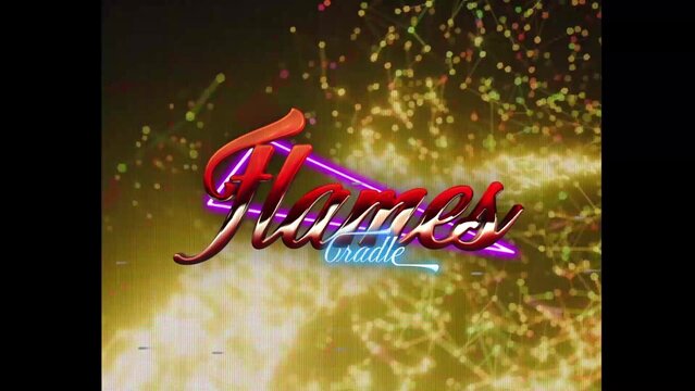 80s Retro Synthwave Neon Text Opener Intro 38 | Cyberpunk VHS Glitch Title Animation & Effects