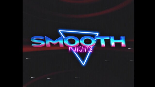 80s Retro Synthwave Neon Text Opener Intro 79 | Cyberpunk VHS Glitch Title Animation & Effects