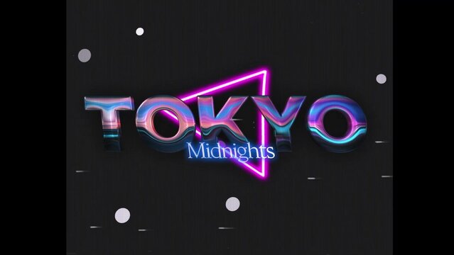 80s Retro Synthwave Neon Text Opener Intro 81 | Cyberpunk VHS Glitch Title Animation & Effects