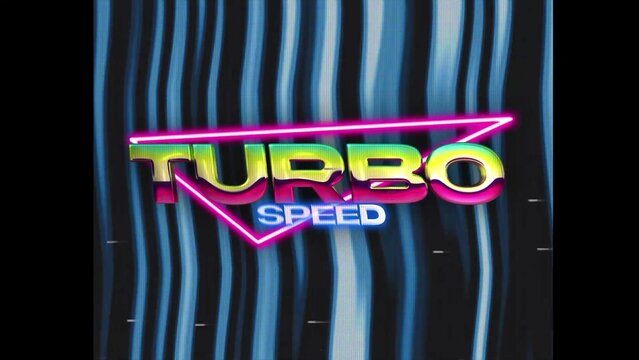 80s Retro Synthwave Neon Text Opener Intro 101 | Cyberpunk VHS Glitch Title Animation & Effects