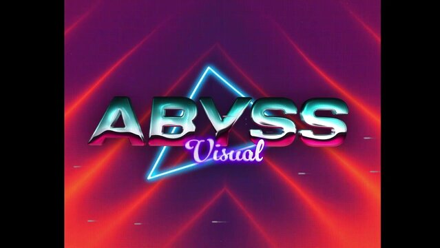 80s Retro Synthwave Neon Text Opener Intro 127 | Cyberpunk VHS Glitch Title Animation & Effects