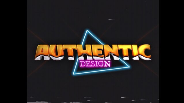 80s Retro Synthwave Neon Text Opener Intro 142 | Cyberpunk VHS Glitch Title Animation & Effects