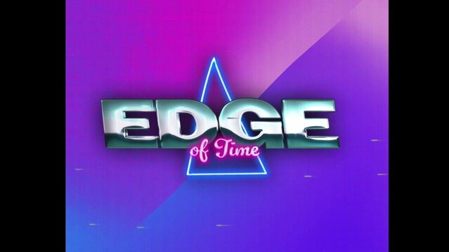 80s Retro Synthwave Neon Text Opener Intro 157 | Cyberpunk VHS Glitch Title Animation & Effects