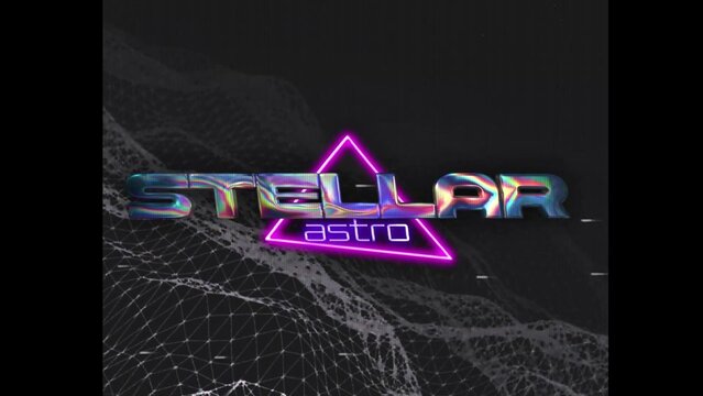 80s Retro Synthwave Neon Text Opener Intro 222 | Cyberpunk VHS Glitch Title Animation & Effects