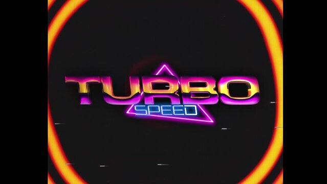 80s Retro Synthwave Neon Text Opener Intro 234 | Cyberpunk VHS Glitch Title Animation & Effects