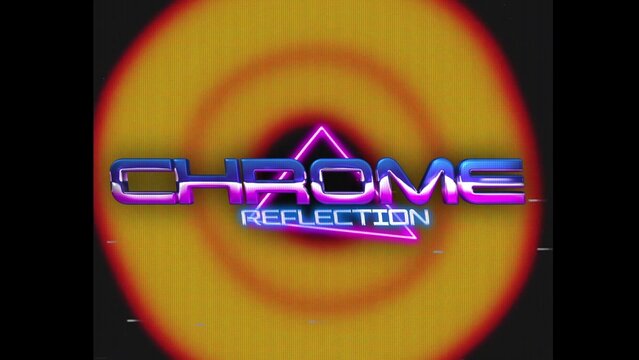 80s Retro Synthwave Neon Text Opener Intro 237 | Cyberpunk VHS Glitch Title Animation & Effects