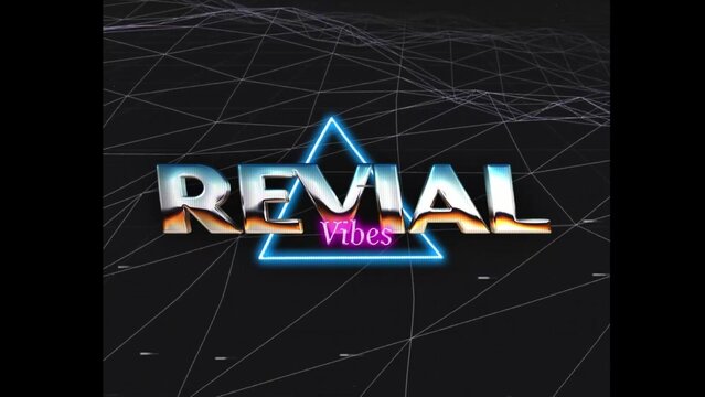 80s Retro Synthwave Neon Text Intro Opener 204 | Cyberpunk VHS Glitch Title Animation & Effects