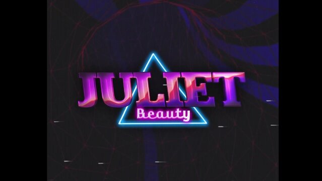 80s Retro Synthwave Neon Text Intro Opener 207 | Cyberpunk VHS Glitch Title Animation & Effects