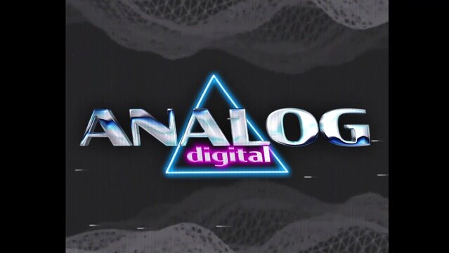 80s Retro Synthwave Neon Text Intro Opener 208 | Cyberpunk VHS Glitch Title Animation & Effects