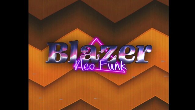 80s Retro Synthwave Neon Text Intro Opener 218 | Cyberpunk VHS Glitch Title Animation & Effects