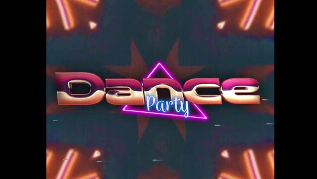 80s Retro Synthwave Neon Text Intro Opener 231 | Cyberpunk VHS Glitch Title Animation & Effects