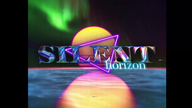 80s Retro Synthwave Neon Text Intro Opener 07 | Cyberpunk VHS Glitch Title Animation & Effects