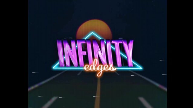 80s Retro Synthwave Neon Text Intro Opener 23 | Cyberpunk VHS Glitch Title Animation & Effects