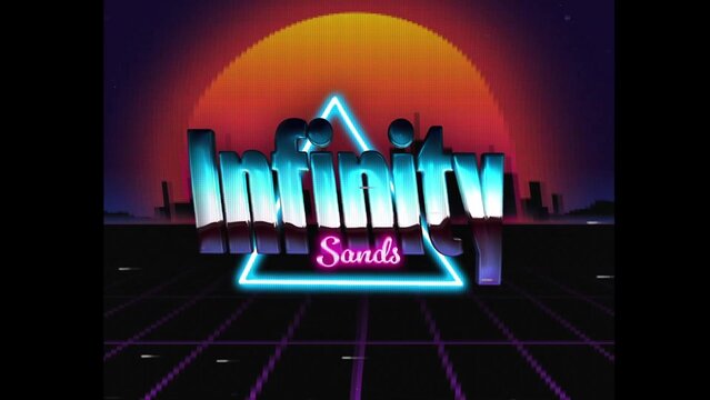 80s Retro Synthwave Neon Text Intro Opener 43 | Cyberpunk VHS Glitch Title Animation & Effects