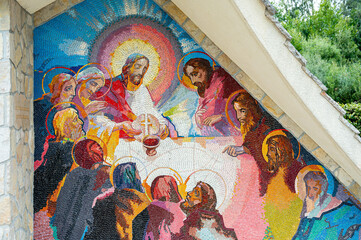 Mosaic of the Last Supper, the Fifth Luminous Mystery of the Rosary – Sanctuary of the Queen of Peace, Medjugorje, Bosnia and Herzegovina. © Adam Ján Figeľ