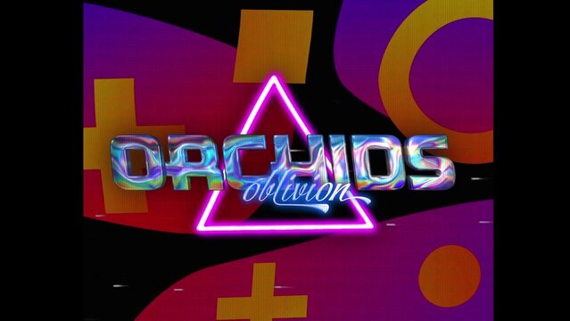 80s Retro Synthwave Neon Text Intro Opener 60 | Cyberpunk VHS Glitch Title Animation & Effects