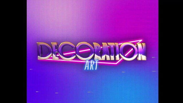 80s Retro Synthwave Neon Text Intro Opener 58 | Cyberpunk VHS Glitch Title Animation & Effects
