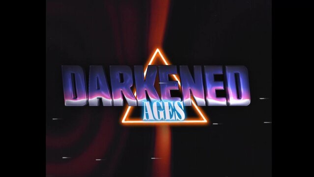 80s Retro Synthwave Neon Text Intro Opener 70 | Cyberpunk VHS Glitch Title Animation & Effects