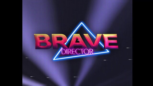 80s Retro Synthwave Neon Text Intro Opener 94 | Cyberpunk VHS Glitch Title Animation & Effects