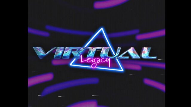 80s Retro Synthwave Neon Text Intro Opener 95 | Cyberpunk VHS Glitch Title Animation & Effects