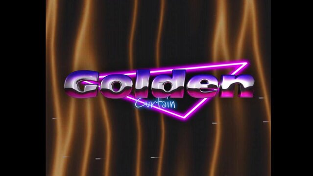 80s Retro Synthwave Neon Text Intro Opener 99 | Cyberpunk VHS Glitch Title Animation & Effects