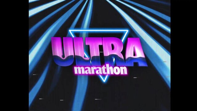 80s Retro Synthwave Neon Text Intro Opener 108 | Cyberpunk VHS Glitch Title Animation & Effects