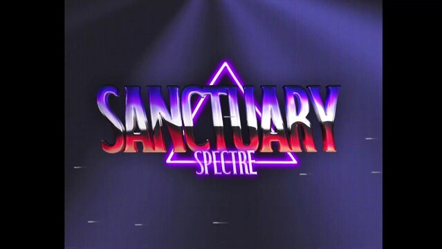 80s Retro Synthwave Neon Text Intro Opener 111 | Cyberpunk VHS Glitch Title Animation & Effects