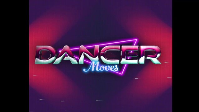 80s Retro Synthwave Neon Text Intro Opener 131 | Cyberpunk VHS Glitch Title Animation & Effects