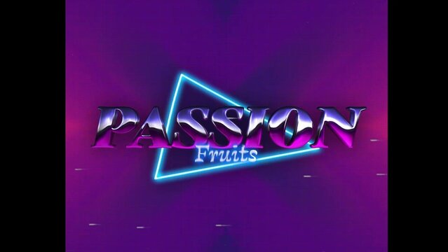 80s Retro Synthwave Neon Text Intro Opener 133 | Cyberpunk VHS Glitch Title Animation & Effects
