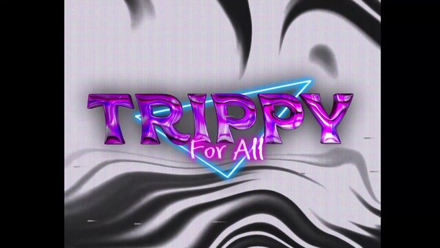 80s Retro Synthwave Neon Text Intro Opener 193 | Cyberpunk VHS Glitch Title Animation & Effects