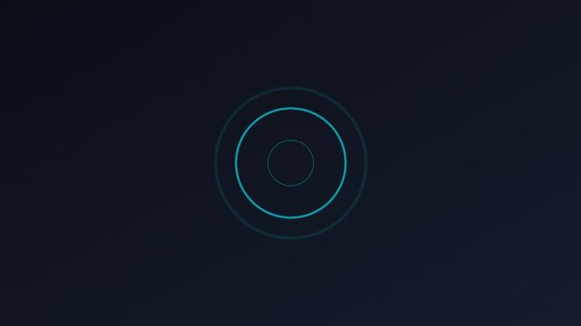 Animated loading circle on black background.