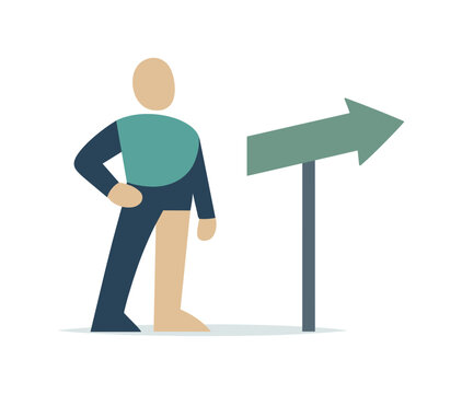 Individual perceiving tasks as a coherent direction rather than scattered duties, reframing work perspective. Stylized editorial