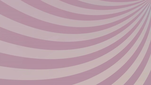 Animation of purple stripes spinning in seamless motion