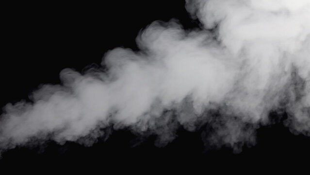 Deep graphite gray mist rotating in minimal cinematic themed background. Ai generated.