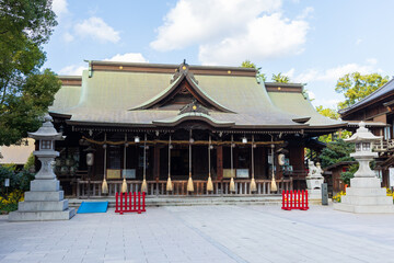 Fototapeta premium 日本の風景・秋 福岡 小倉祇園八坂神社