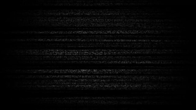 Dark Vignette with Horizontal Static Lines . Glitch VHS hard noise for tv analog error effect overlay. Animated tv screen noise turn off effect background ,Old Retro TV 