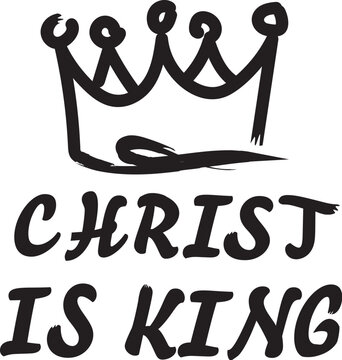 Christ is King vector
