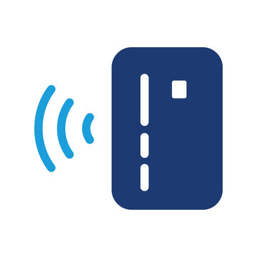 contactless transaction payment colored icon vector design good for web or mobile app