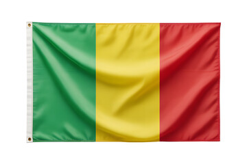 Obraz premium Showcase national pride with the vibrant flag of Mali, perfect for events, travel, or cultural celebrations across the globe today