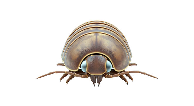 Brown Pill Bug or Roly-Poly Insect