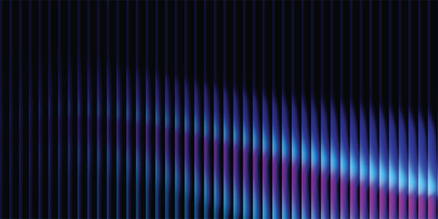 Dark blue white light gradient with glass effect on black background modern, minimal and modern digital art © Faisol