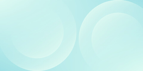 Fototapeta premium Minimalist banner background. Green and blue gradations.Circle geometric background. Simple design.