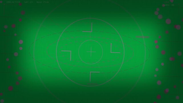 Scan command starting, HUD building and stabilizing on transparent canvas for showing scan lock