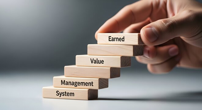 Earning Value: Business Concept with Wooden Blocks