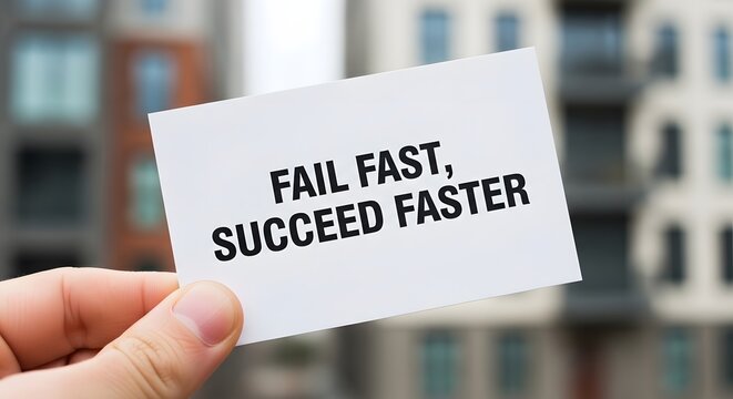 Fail Fast, Succeed Faster: Business Motivational Quote