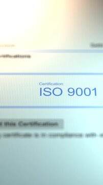 Camera Slides By A Business Certification of ISO 9001 - Vertical