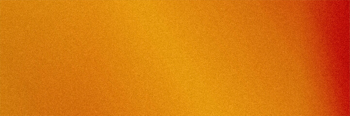 Fototapeta premium Vibrant orange gradient background with a fine grainy texture and a soft red edge, ideal for energetic branding, web headers, or bold promotional layouts.